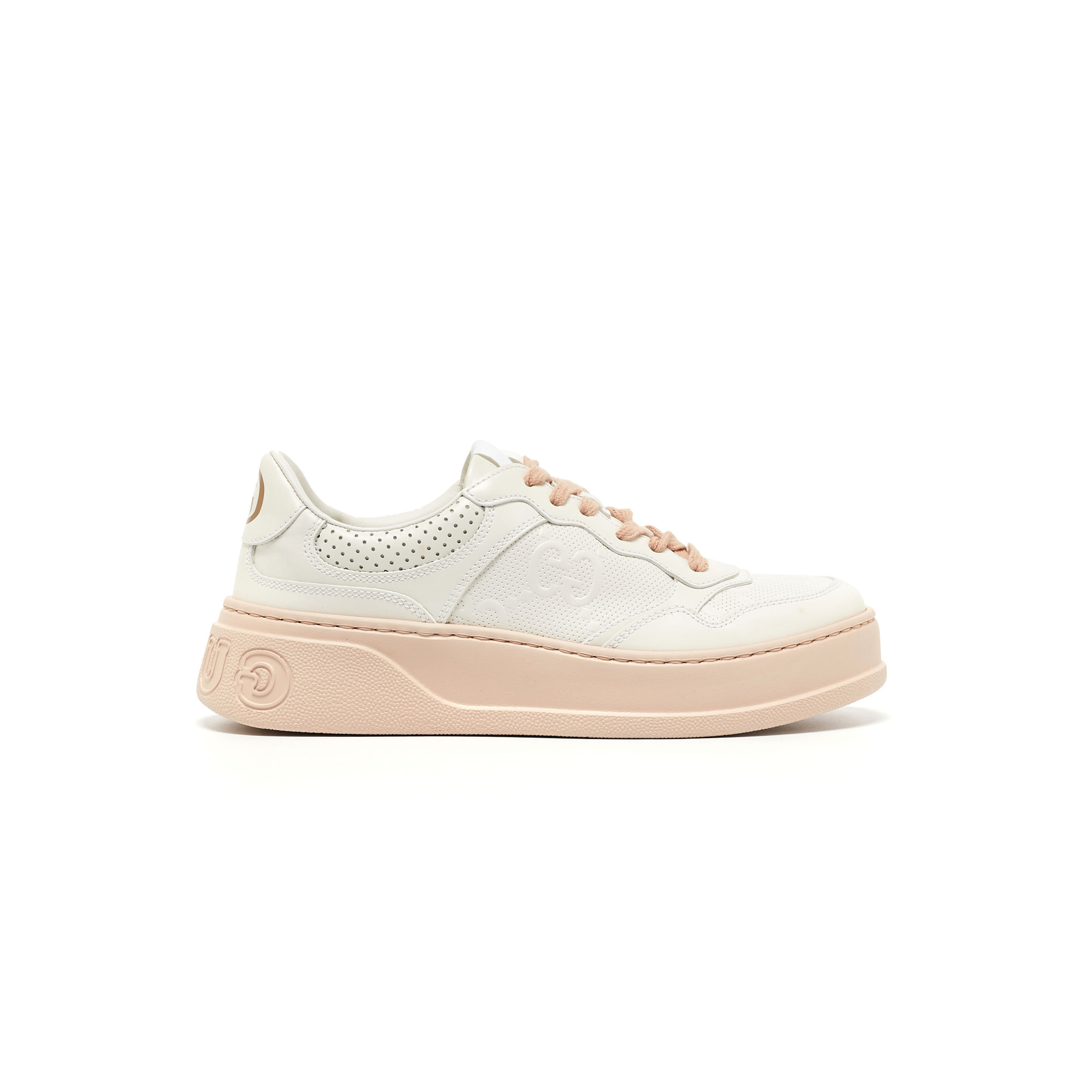 GUCCI WOMEN'S GG EMBOSSED SNEAKER 684911 1XL10 9014